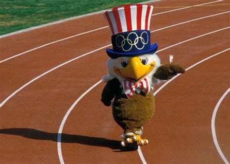 Los Angeles 1984 Olympics Sam The Bald Eagle Olympic Mascots