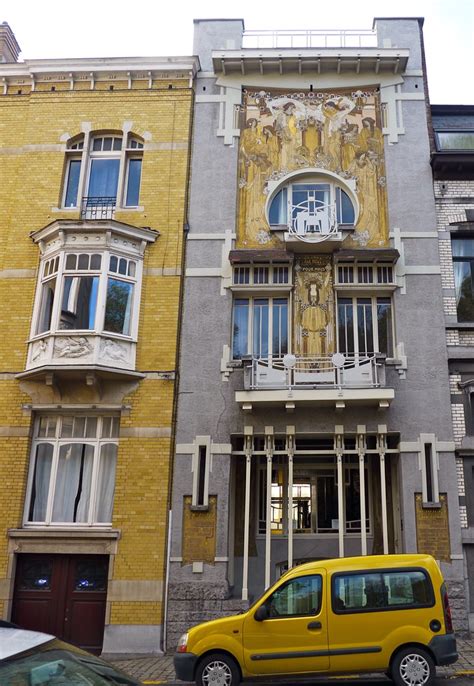Bruxelles Belgique Maison Cauchie Rue Des Francs Et Flickr