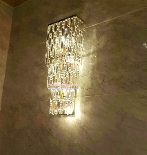 Extra Large Hotel Hall Crystal Wall Sconce 4 Lights Village Plaza Xxl