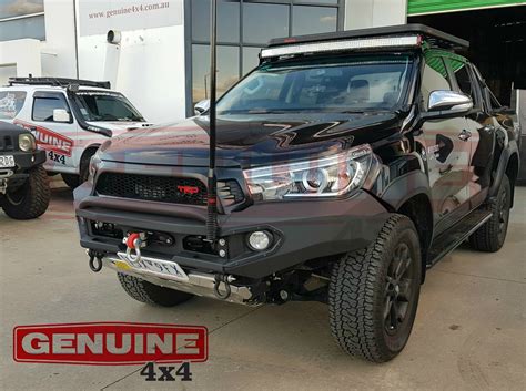 Heavy Duty Front Winch Bumper Toyota Hilux Revo Bullbar Canoeracing