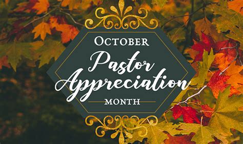 Pastor Appreciation Sunday October 11 Dakotas Annual Conference Of