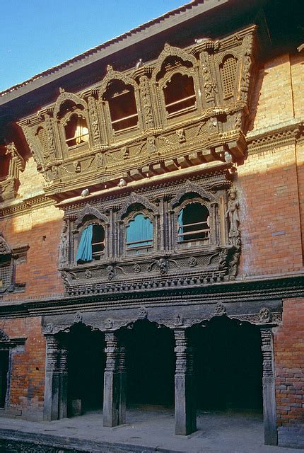 Wooden Carved Windows From Newari Art Indian Architecture Window