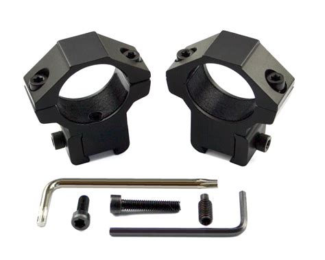 1 Dovetail 38 Scope Rings One Inch 25mm Medium Profile Air Rifle 22