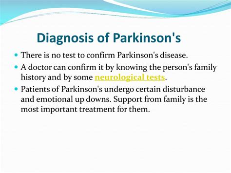 Ppt Parkinsons Disease Overview Symptoms Causes Treatment And