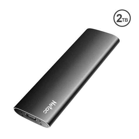 Netac Zslim Ssd External Portable Ssd 2tb 1tb 500gb 250gb Hard Drive