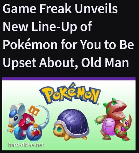 Game Freak Unveils New Line Up Of Pokemon For You To Be Upset About