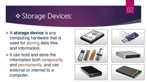 Primary And Secondary Storage Devices