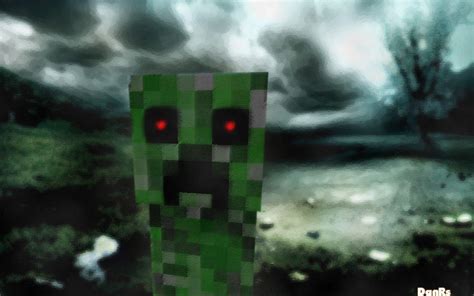 Minecraft Creeper Anime Wallpaper