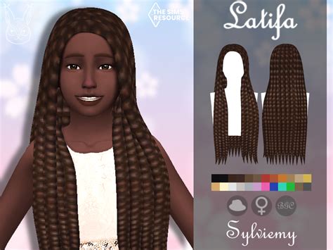 Sims 4 Maxis Match Hair Braids Planmaz