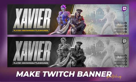 How To Make A Twitch Banner In Photoshop Easy Steps