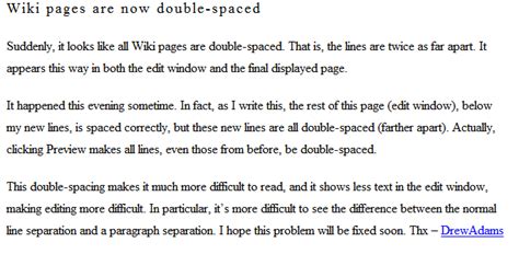 You can quickly change the line spacing on a google doc using the. EmacsWiki: double-spaced