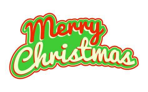 Merry Christmas Text Font Graphic 552742 Vector Art At Vecteezy
