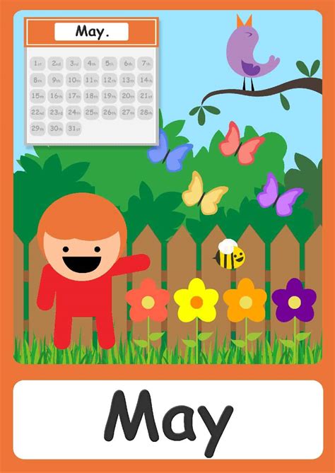 Free Months Of The Year Flashcards Perfect For Kindergarten