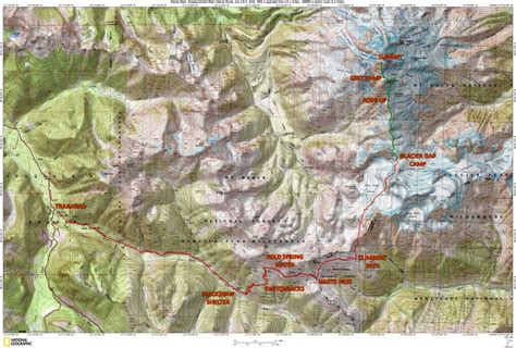 Glacier Peak Map From Trailhead To Summit Photos Diagrams And Topos