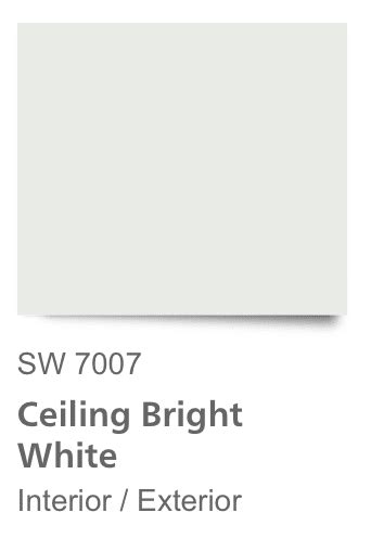 What Is The Best Sherwin Williams White For Ceilings