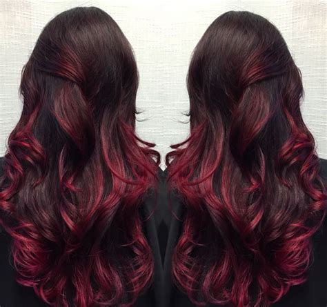 25 Red Balayage Hair Colors For Trends 2017 Fashionlookstyle