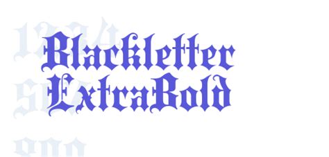 Blackletter Extrabold Font Free Download Now