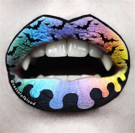 Pin By Elsie Rodriguez On Vampire Lip Art Pastel Goth Palette