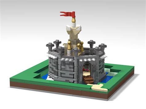 Lego Moc 14568 Miniature Castle Creator Model Building 2018