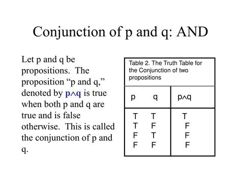 Ppt Propositions And Truth Tables Powerpoint Presentation Free
