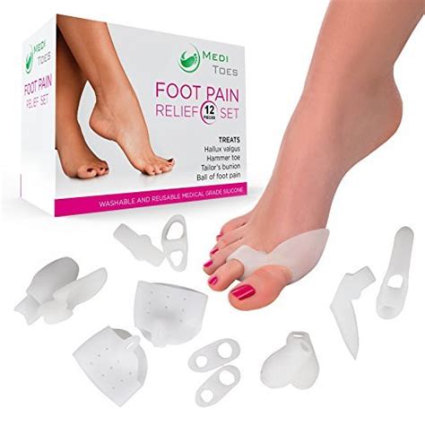 Bunion Relief 12pcs Set Treat Foot Pain Hallux Valgus Tailors