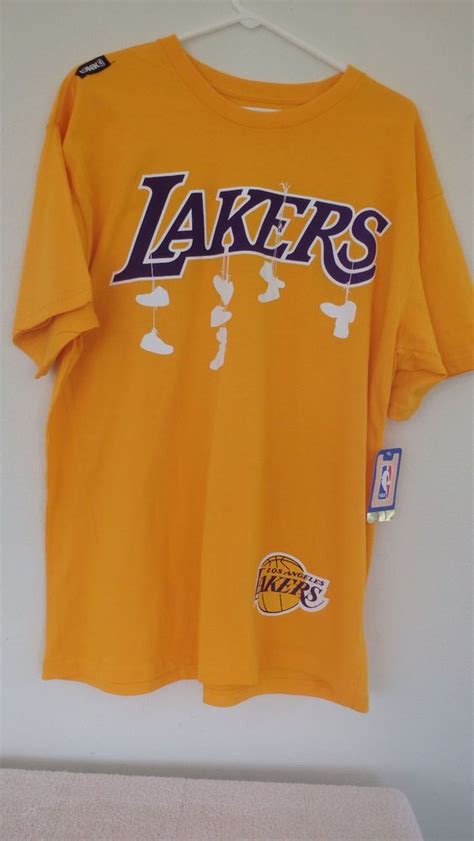 '47 brand nba los angeles lakers tee. NBA UNK Los Angeles Lakers Basketball T Shirt XL Mens ...