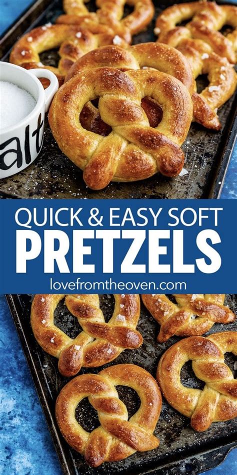 Easy Homemade Pretzels Love From The Oven