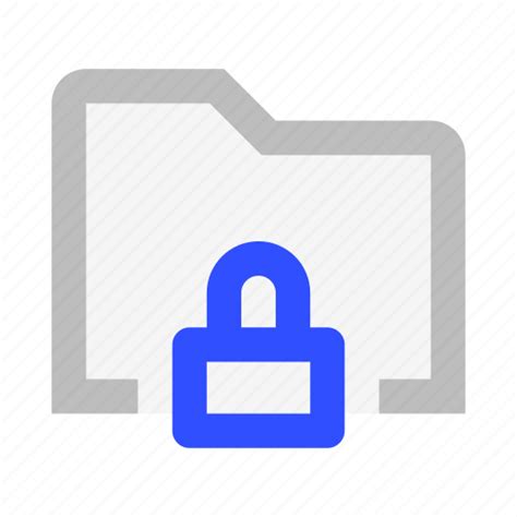Blocked Data File Files Folder Lock Secure Icon