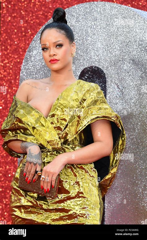 Rihanna Attending The European Premiere Of Oceans 8 Held At The