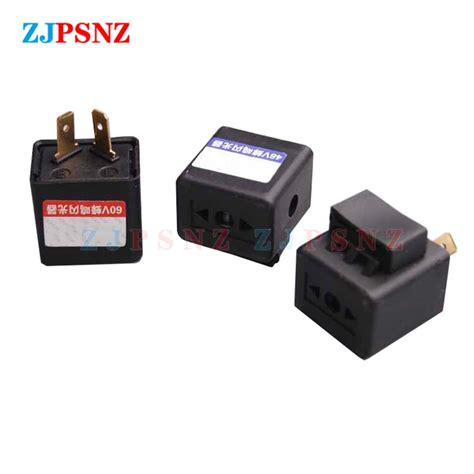 12V 48V 60V Flasher Relay 2Pins Buzzer Beep Flasher Relay Turn Signal