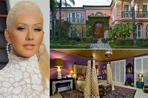 Christina Aquilera 135m In La Celebrity Houses This Inside Tour In