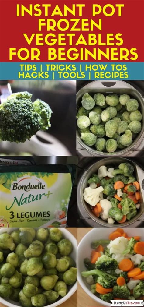 These baby finger foods are great for getting your little one to eat nutritious foods while still enjoying meal time. How To Cook Frozen Vegetables In The Instant Pot | Recipe ...