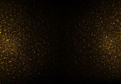 Strass Vector Gold Glitter Texture On Black Background 106870 Vector