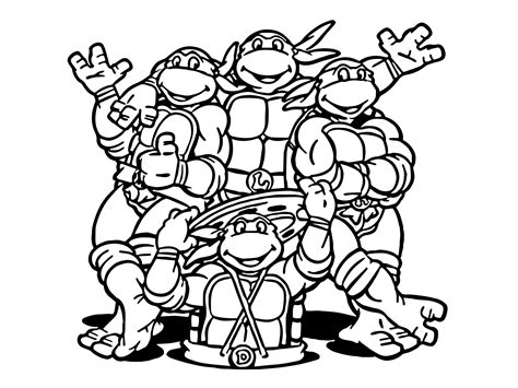 Finding nemo whale and dory coloring pages for kids printable. Image result for Teenage Mutant Ninja Turtles Coloring ...