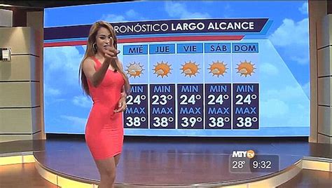 Mexican Tv Presenter Yanet Garcia Confuses Viewers After Her Derriere Appears To Expand Daily