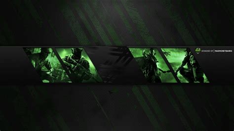 Banner Template No Text Elegant Pro Gaming Channel Banner Template Panels Youtube Banner