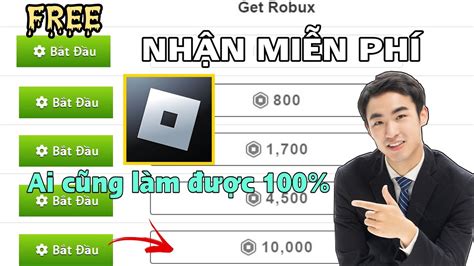 Roblox Cách nhận robux miễn phí vô hạn game roblox mới nhất free robux android ios YouTube
