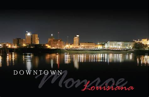 Client City Of Monroe Louisianaproject Downtown Monroe Postcard