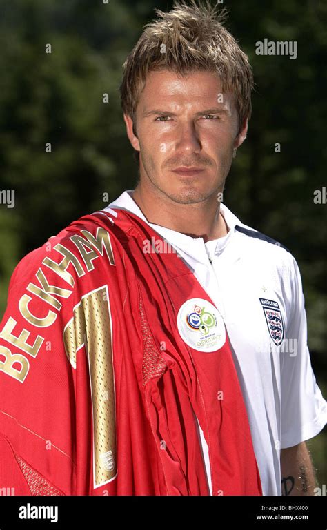 World Cup 2006 David Beckham England Football Captain Prior To The