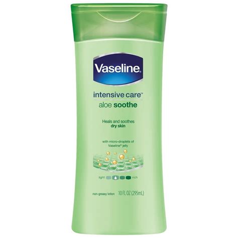 Vaseline Intensive Care Lotion Aloe Soothe Body Lotion Reviews