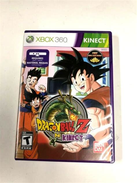 Dragon Ball Z For Kinect Microsoft Xbox 360 2012 For Sale Online Ebay