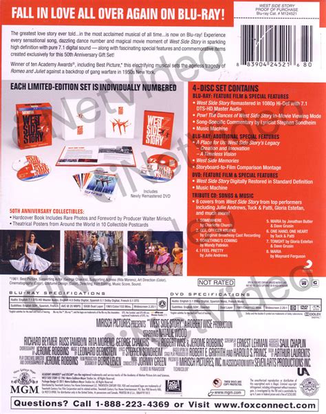 West Side Story 50th Anniversary Collection Blu Ray Boxset On Blu