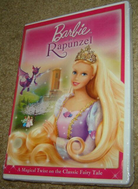 Barbie As Rapunzel Dvd New Sealed Region Widescreen A Classic Fairy Tale Ebay