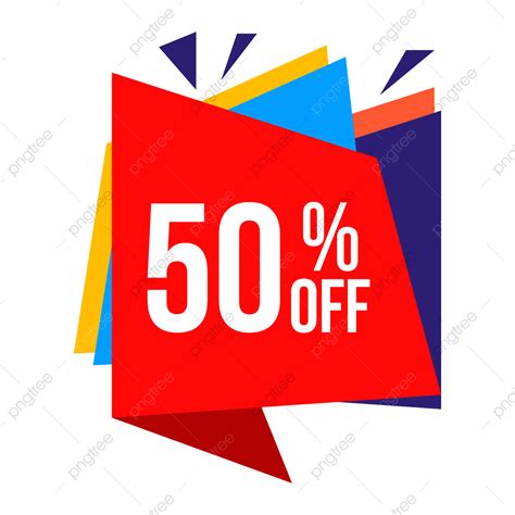 50 Off Sale Tag Png Vector Psd And Clipart With Transparent