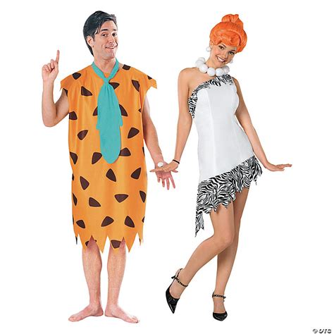 Adults The Flintstones™ Fred And Wilma Couples Costumes