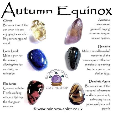 Autumn Equinox Crystals In 2022 Crystals Crystal Healing Stones