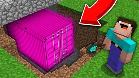 Minecraft Noob Vs Pro Noob Unearthed Super Magic Container Under Church But What Inside
