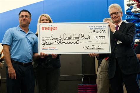 Creating a food secure state through advocacy, resource management, and collaboration among stakeholders and michigan's unified food bank network. Meijer gifts $15,000 to Food Bank of Eastern Michigan at ...