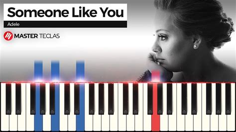 Someone Like You Adele Piano Tutorial Partitura Youtube