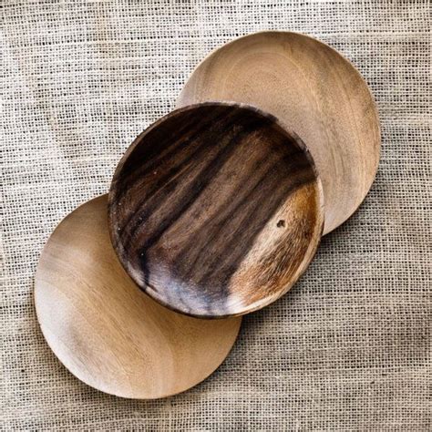 Unfinished Wooden Plate Eco Friendly Decor Organic Plate Etsy